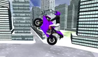 motocykl jazdy miasta 3D Screen Shot 11