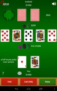 Poker Heads Up: Fixed Limit Screen Shot 7