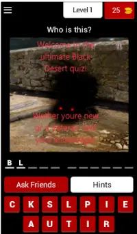Trivia Quiz for Black Desert Online Screen Shot 1