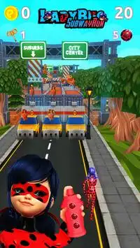 Subway Ladybug Run Adventure Screen Shot 1