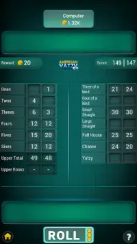Yatzy Game Dice Offline Screen Shot 3