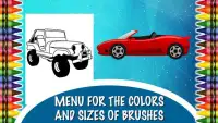 Cars Coloring Book Race Screen Shot 2