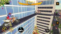 Bike Stunt: Extreme Roof Drive Screen Shot 14