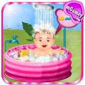 Baby Outdoor Bathing