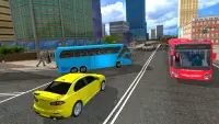 เครื่องจำลองรถบัส 3D - ขับ เกม Screen Shot 1