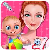 新生児の双子の手術ゲーム