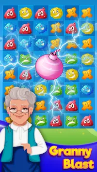 Granny Blast - Free Match 3 Puzzle Adventure Game Screen Shot 0