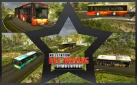 Hill climb bus driving : mountain bus simulator Screen Shot 5