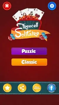 FreeCell Solitaire Screen Shot 0