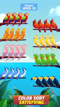 Bird Sort - Color Birds Game Screen Shot 18