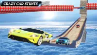 Matinding Car Stunts 3D: Turbo Karera ng Kotse Sim Screen Shot 1