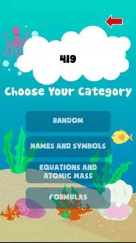 Chemistry Flash Quiz Game Screen Shot 1