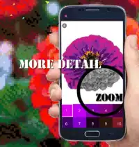 Zinnia Flowers Color By Number-Pixel Art 2020 Screen Shot 3