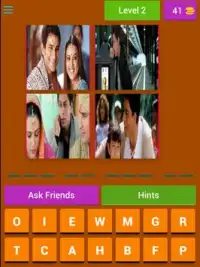 Bollywood Movies Quiz - 4 Vs 1 Screen Shot 8