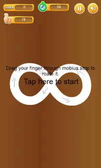Rotate Mobius Strip - finger Screen Shot 0