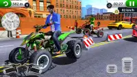 ATVシティ交通レーシングゲーム2019 - City Traffic Racing Games Screen Shot 0