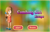 Free New Escape Game 54 Combing Girl Escape Screen Shot 0