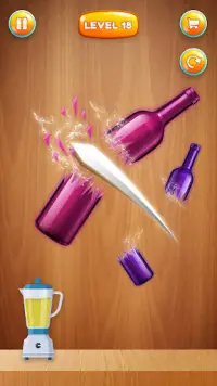 Bottle Challenge Game - Fruit Slice Mobile Game Screen Shot 3