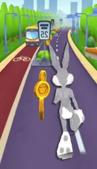 Subway Looney Run - 3D Adventure City Bunny dash Screen Shot 3