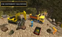 Cave Mine Construction Sim: Gold Collection Game Screen Shot 0