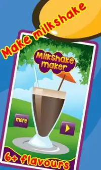 Milkshake maker game Screen Shot 0