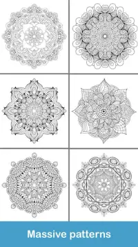 100  Mandala coloring pages Screen Shot 4
