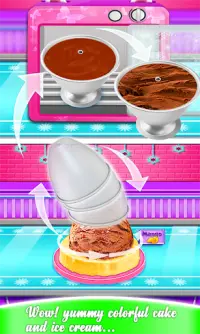 ¡Brilla en The Dark Ice Cream Fairy Cake! Muñecas Screen Shot 2