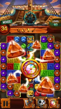 Jewel Voyage: Match-3 puzzle Screen Shot 1