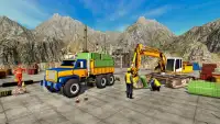 Excavator Berat Crane 3D - Truk Konstruksi Kota Screen Shot 10