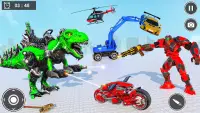 Dino Robot Transform Car Games Screen Shot 1