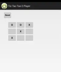 Tic-Tac-Toe-2 Player Screen Shot 0
