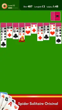 Spider Solitaire Indonesia Screen Shot 0