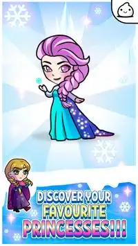 Merge Princess Kawaii Idle Evolution Clicker Game Screen Shot 1