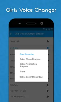 Girls Voice Changer - Edit Pitch & Sounds Updates Screen Shot 3
