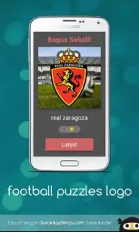 logotipo de rompecabezas de fútbol Screen Shot 0