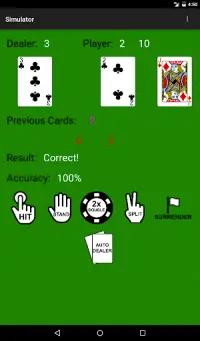 Blackjack Strategy Trainer Screen Shot 8