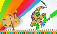 🍀 Coloring book for Turtles Ninja Legends Screen Shot 0