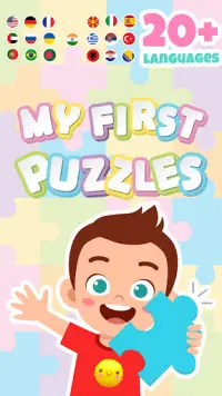 Baby puzzle games for kids Screen Shot 0