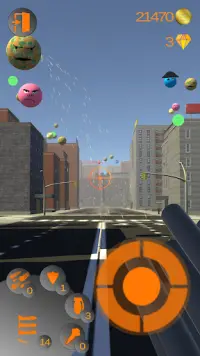 Pocket Shooter Hardcore: Emoji Pop Game Screen Shot 1