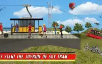 Simulator Driver Tram Sky Ekstrim - Game Wisatawan Screen Shot 12