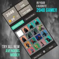 2048 Avengers Mode: Puzzle & Board Game Screen Shot 6