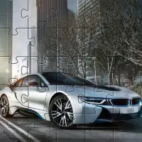 Jigsaw Puzzles BMW i8 Spyder Araba Oyunları Bedava Screen Shot 3