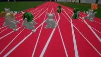Cat 100m Dash Free athletics game Screen Shot 2