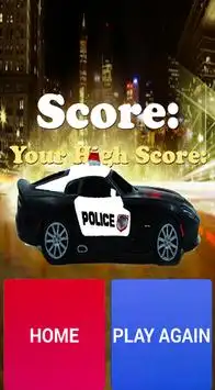 Police Car Speed Game Screen Shot 0