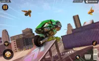 Light Flying Bike Taxi Driving Stunts Screen Shot 6