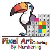 pixel art-coloring par numérotation