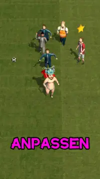 Football run: Crazy fat streaker runner! 3d games! Screen Shot 1
