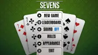 Sevens the card game free Screen Shot 2