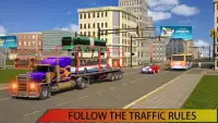 Mega Bus Transporter Truck Sim 2017 Screen Shot 0