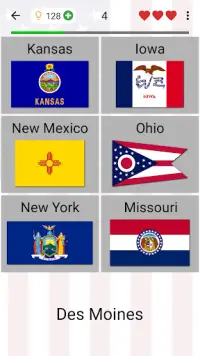 50 US States - American Quiz Screen Shot 2